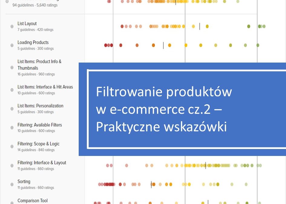 Filtrowanie w e-commerce praktyczne wskazówki